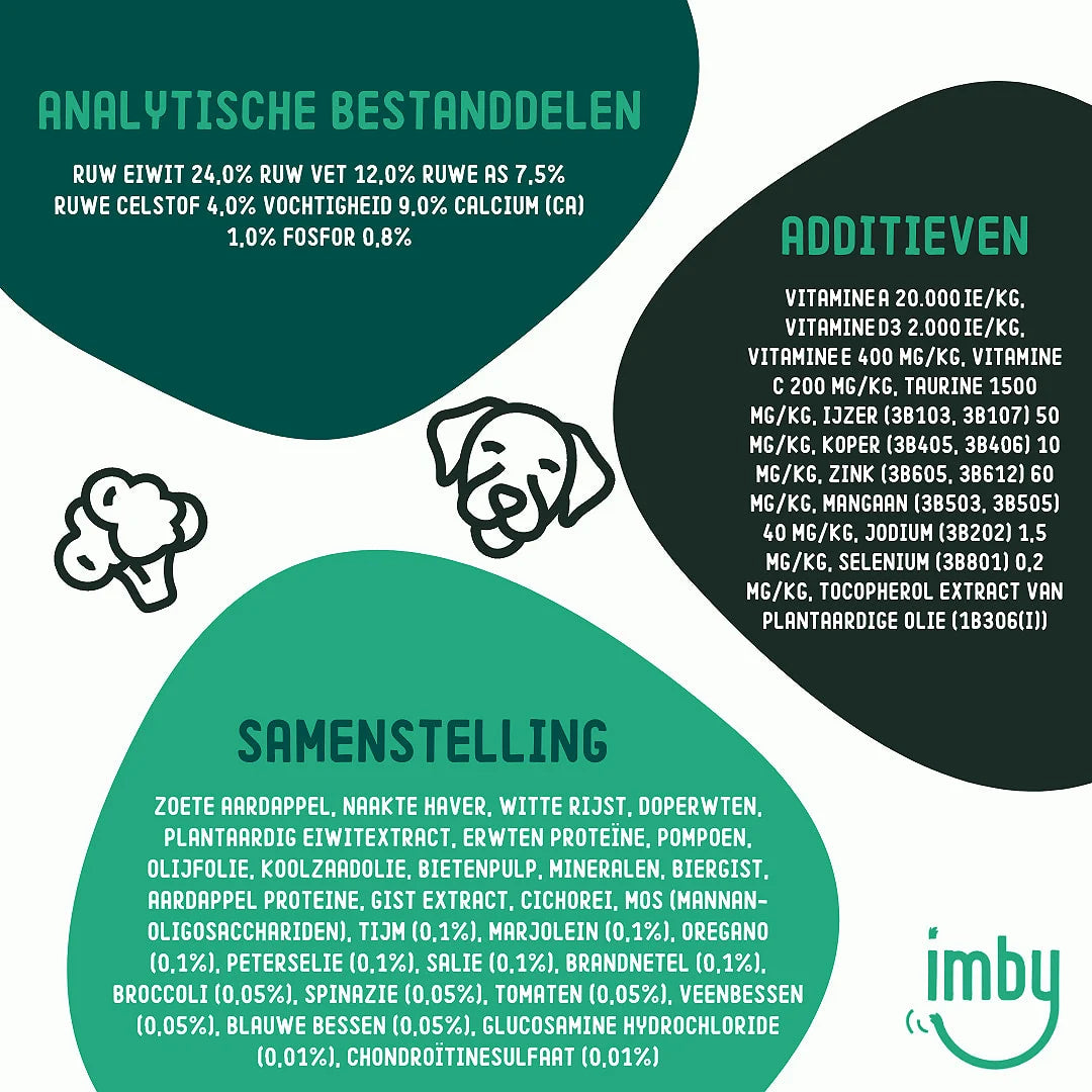 Imby Pet food - Krokante groente brokken voor honden