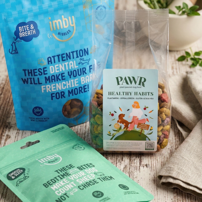 Muppet Meals - proefpakket mix van voeding, snacks en verzorging