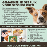 Noms+ - 2-in-1 oorreiniging en verzorging voor honden en katten