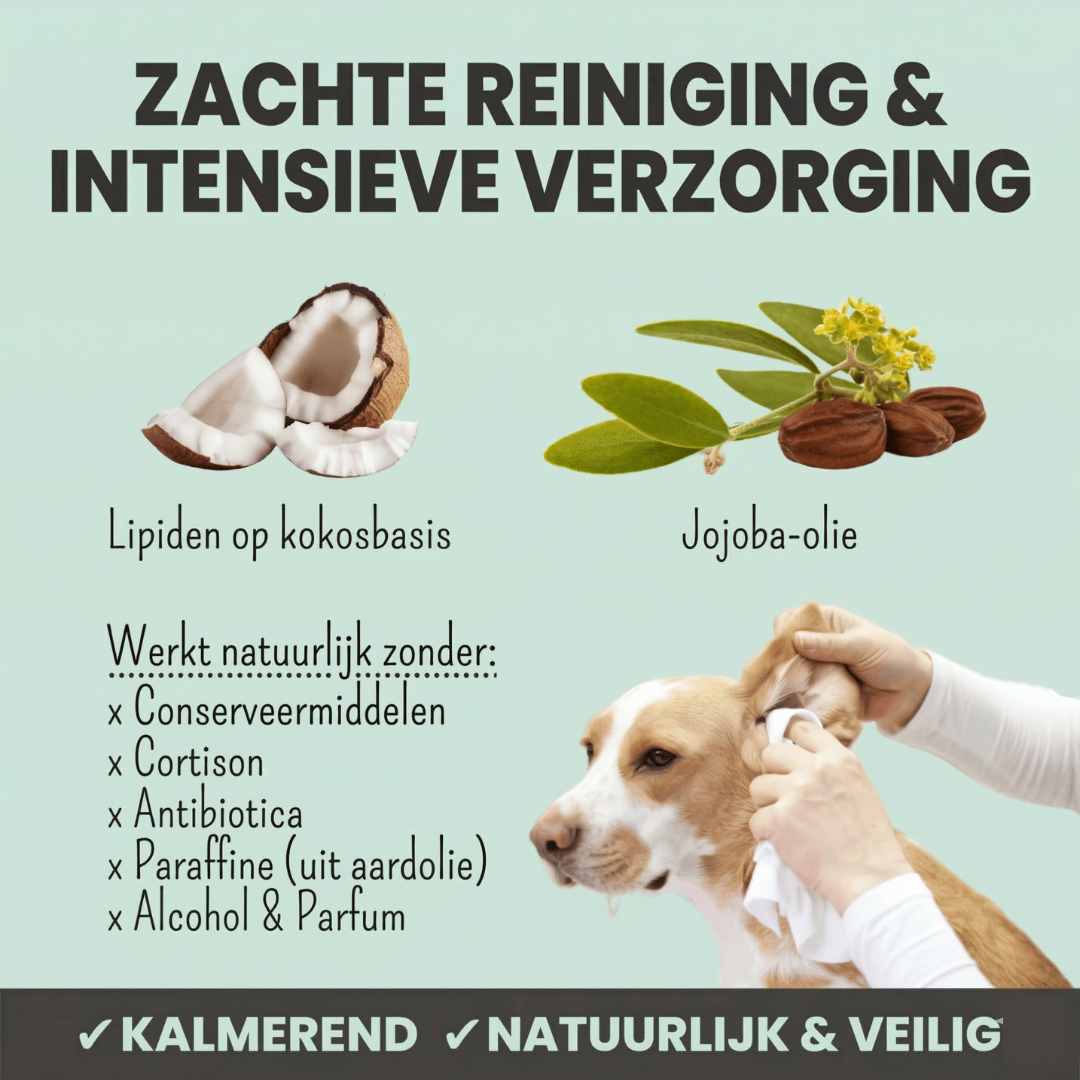 Noms+ - 2-in-1 oorreiniging en verzorging voor honden en katten